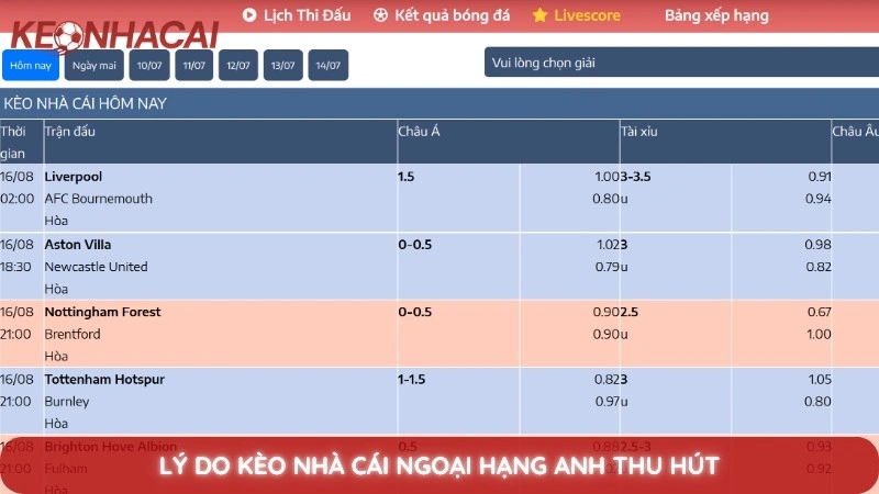 Kèo Nhà Cái Ngoại Hạng Anh 1 Lý do kèo nhà cái Ngoại hạng Anh thu hút
